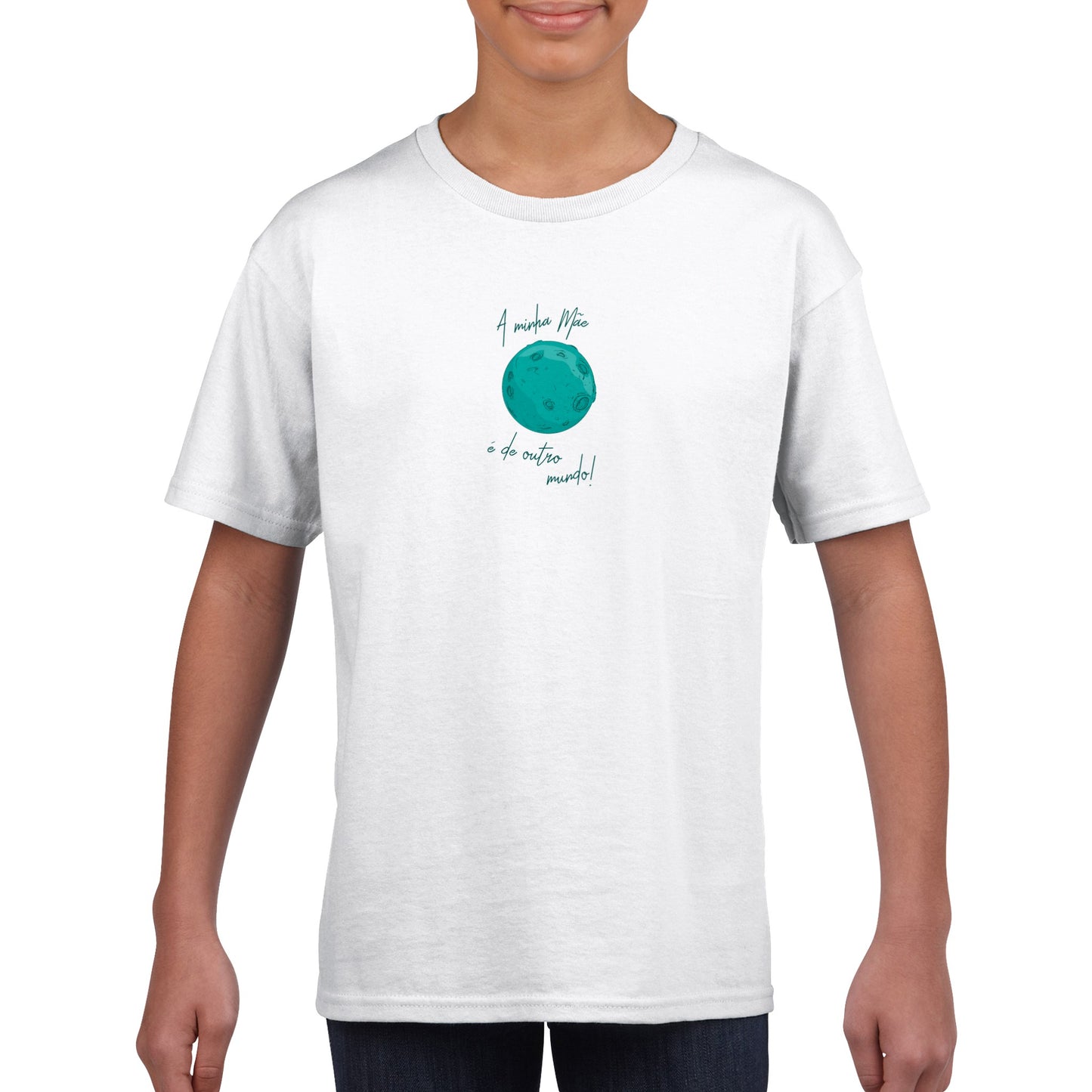 A minha mãe é de outro Mundo! T-shirt de criança