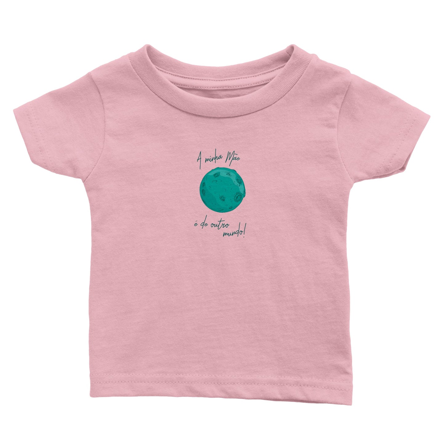 A minha mãe é de outro planeta! - T-shirt de bebé