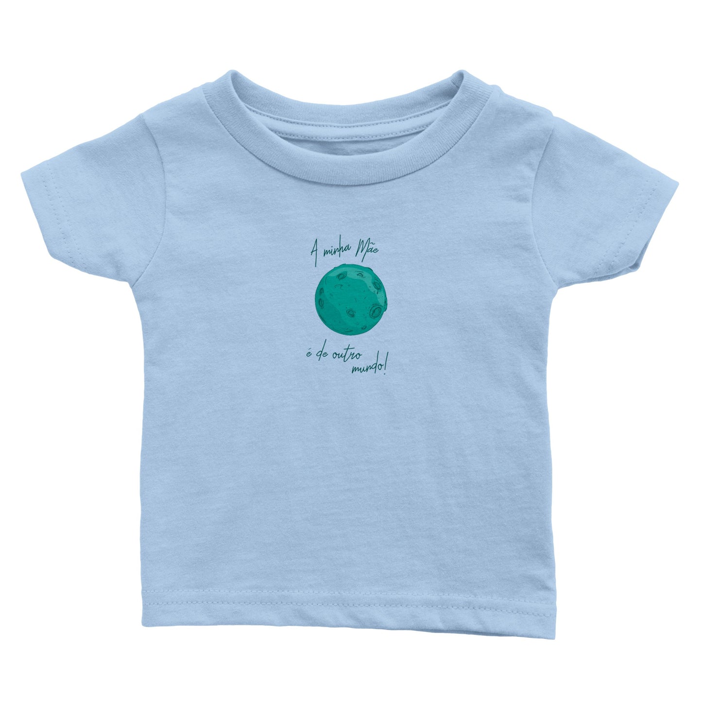 A minha mãe é de outro planeta! - T-shirt de bebé